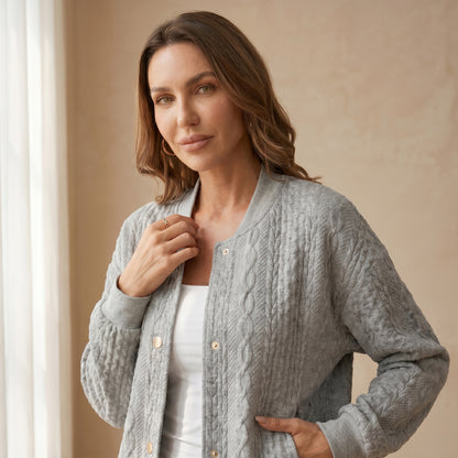 Coast Jacquard Varsity Jacket