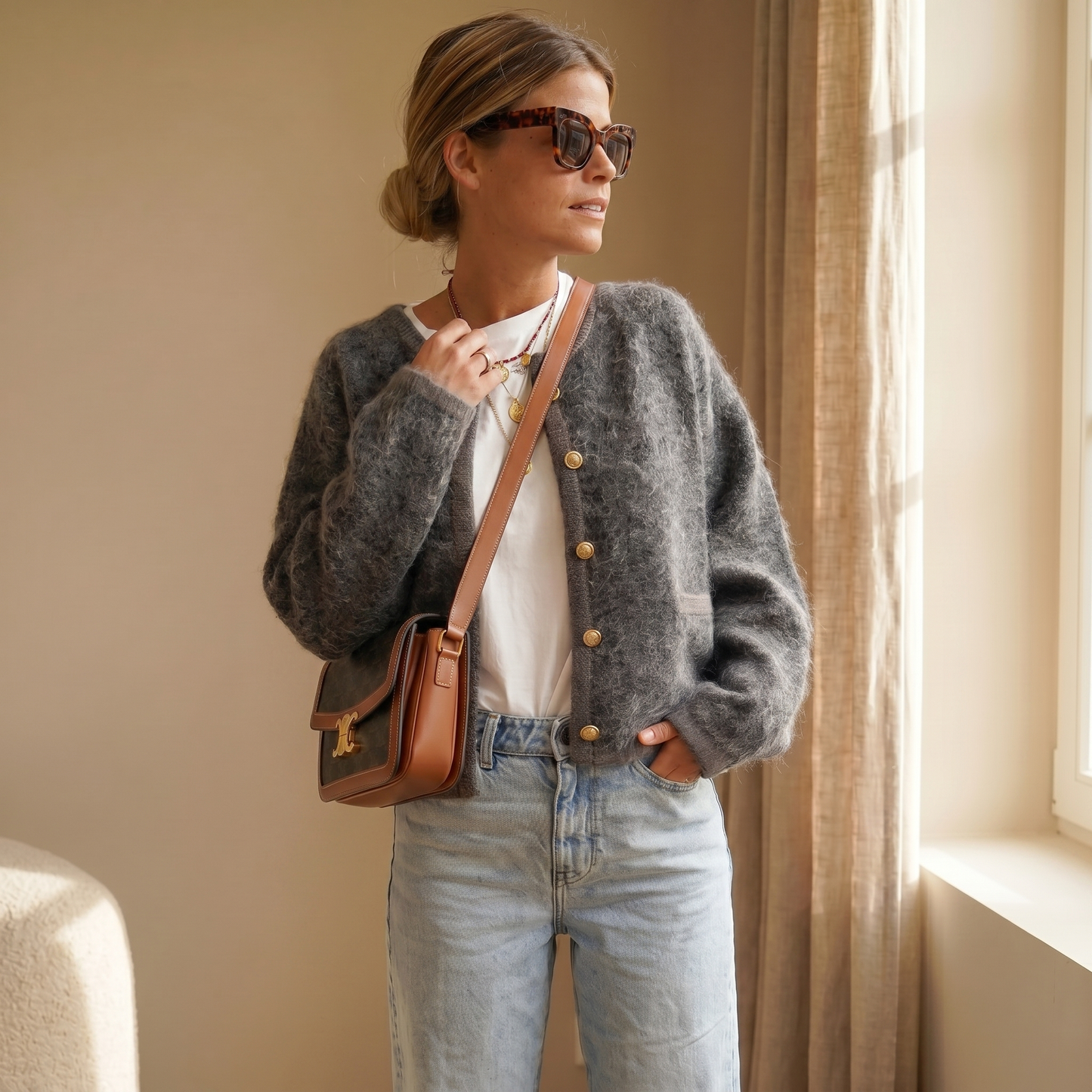 Coast Textured Knit Cardigan
