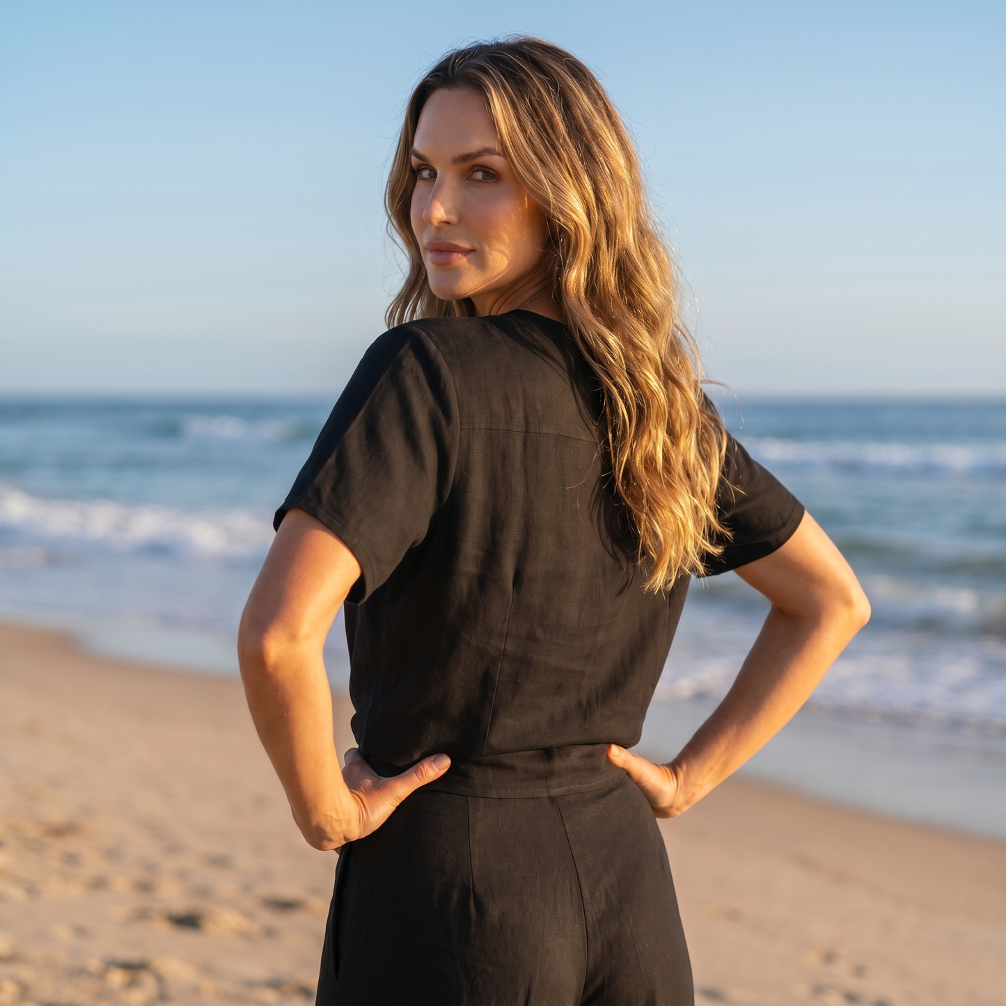 Chiffon V-Neck Top