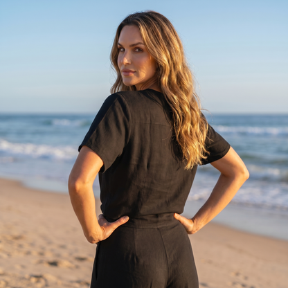 Chiffon V-Neck Top